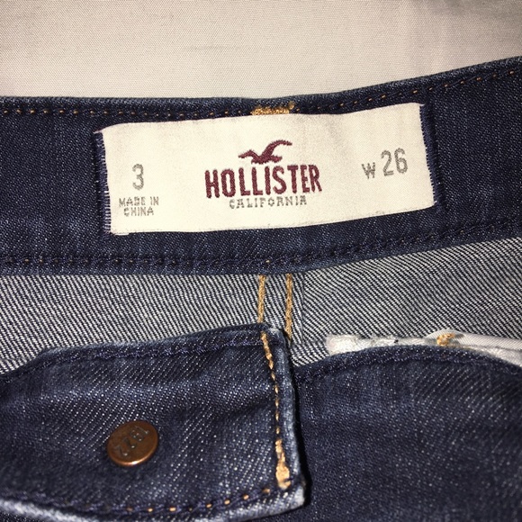 Hollister High Waisted Jean Shorts Size 3 - Picture 3 of 7